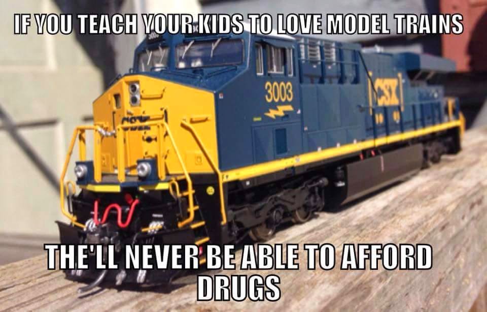 Model Trains and Drugs